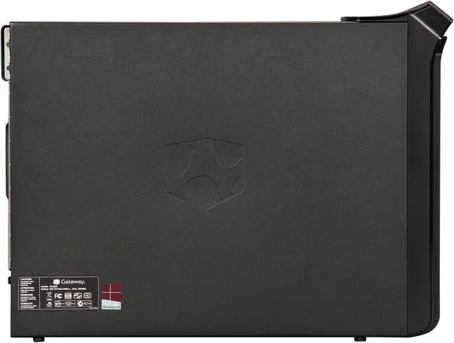 Alt view image 4 of 9 - Gateway Desktop PC SX2865-UR26 (DT.GEBAA.00) Intel Core i3-3240 4GB DDR3 1TB HDD Intel HD Graphics 2500 Windows 8