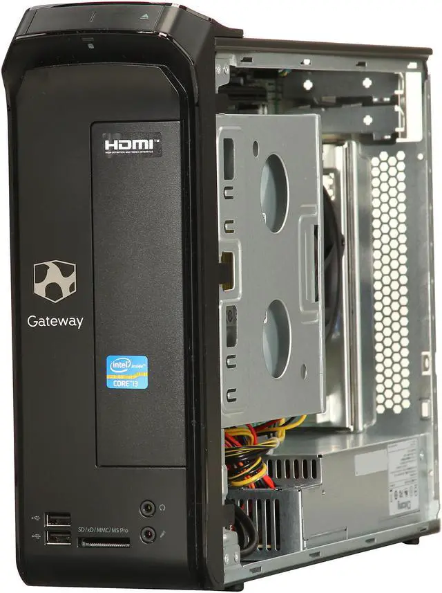 Alt view image 7 of 9 - Gateway Desktop PC SX2865-UR26 (DT.GEBAA.00) Intel Core i3-3240 4GB DDR3 1TB HDD Intel HD Graphics 2500 Windows 8