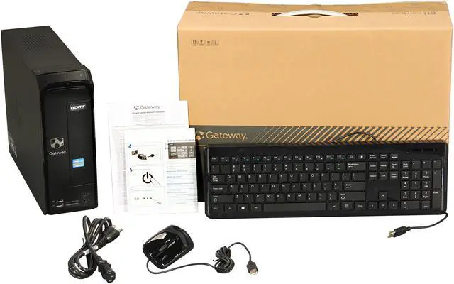 Alt view image 9 of 9 - Gateway Desktop PC SX2865-UR26 (DT.GEBAA.00) Intel Core i3-3240 4GB DDR3 1TB HDD Intel HD Graphics 2500 Windows 8