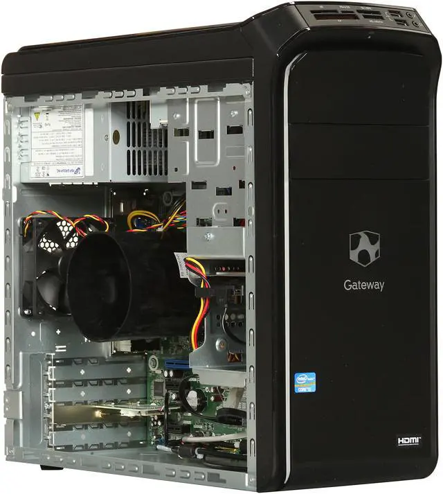Alt view image 7 of 9 - Gateway Desktop PC DX Series DX4860-UR28(DT.GE0AA.004) Intel Core i5-3330 8GB DDR3 1TB HDD Intel HD Graphics 2500 Windows 8 64-bit