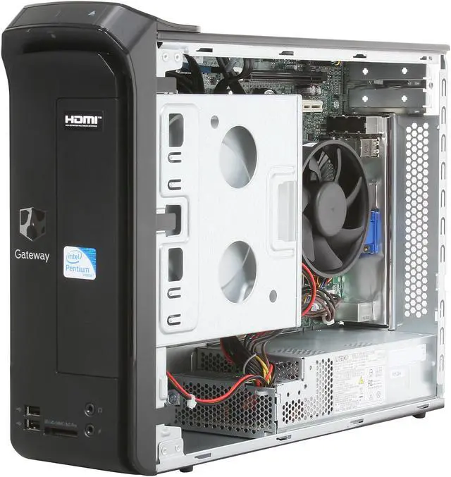 Alt view image 7 of 9 - Gateway Desktop PC SX Series SX2865-UR348 (DT.GDPAA.005) Intel Pentium G630 4GB DDR3 500GB HDD Intel HD Graphics Windows 8