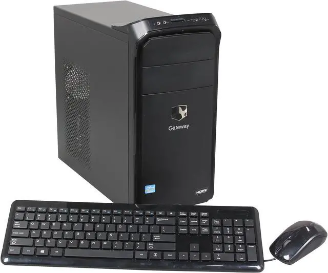 Main image of Gateway Desktop PC DX Series DX4870-UB17(DT.GDDAA.019) Intel Core i3-3220 6GB DDR3 1TB HDD Intel HD Graphics 2500 Windows 8 64-Bit