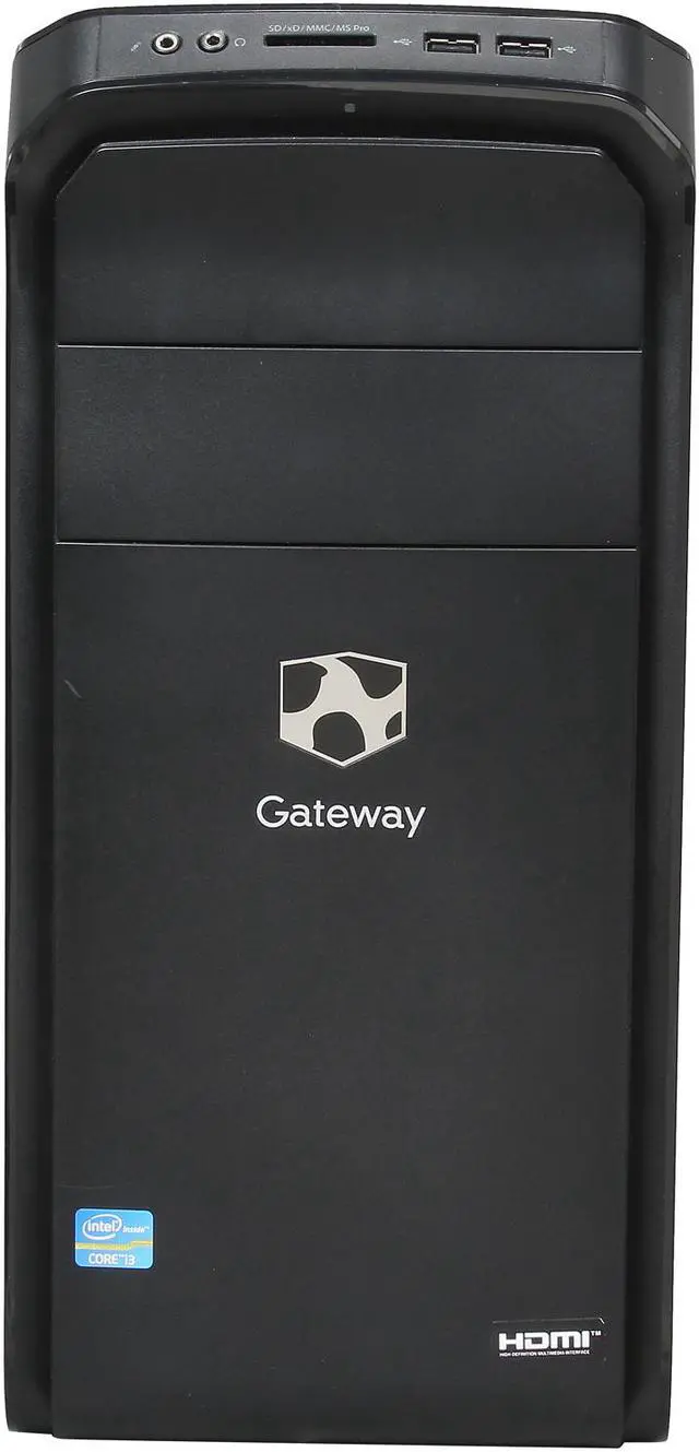 Alt view image 2 of 9 - Gateway Desktop PC DX Series DX4870-UB17(DT.GDDAA.019) Intel Core i3-3220 6GB DDR3 1TB HDD Intel HD Graphics 2500 Windows 8 64-Bit