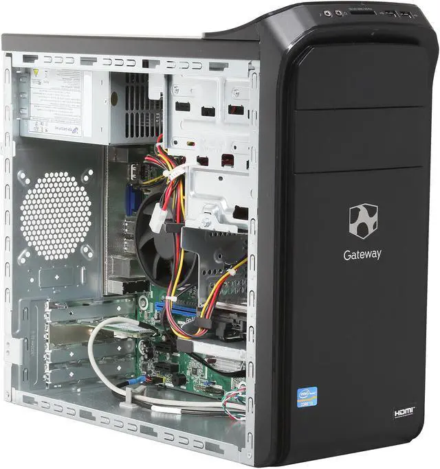 Alt view image 7 of 9 - Gateway Desktop PC DX Series DX4870-UB17(DT.GDDAA.019) Intel Core i3-3220 6GB DDR3 1TB HDD Intel HD Graphics 2500 Windows 8 64-Bit
