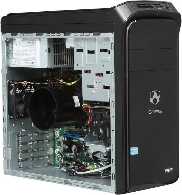 Alt view image 8 of 11 - Gateway Desktop PC DX4860-UR29 Intel Core i5-3330 6GB DDR3 1TB HDD Intel HD Graphics Windows 8