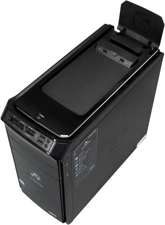 Alt view image 9 of 11 - Gateway Desktop PC DX4860-UR29 Intel Core i5-3330 6GB DDR3 1TB HDD Intel HD Graphics Windows 8