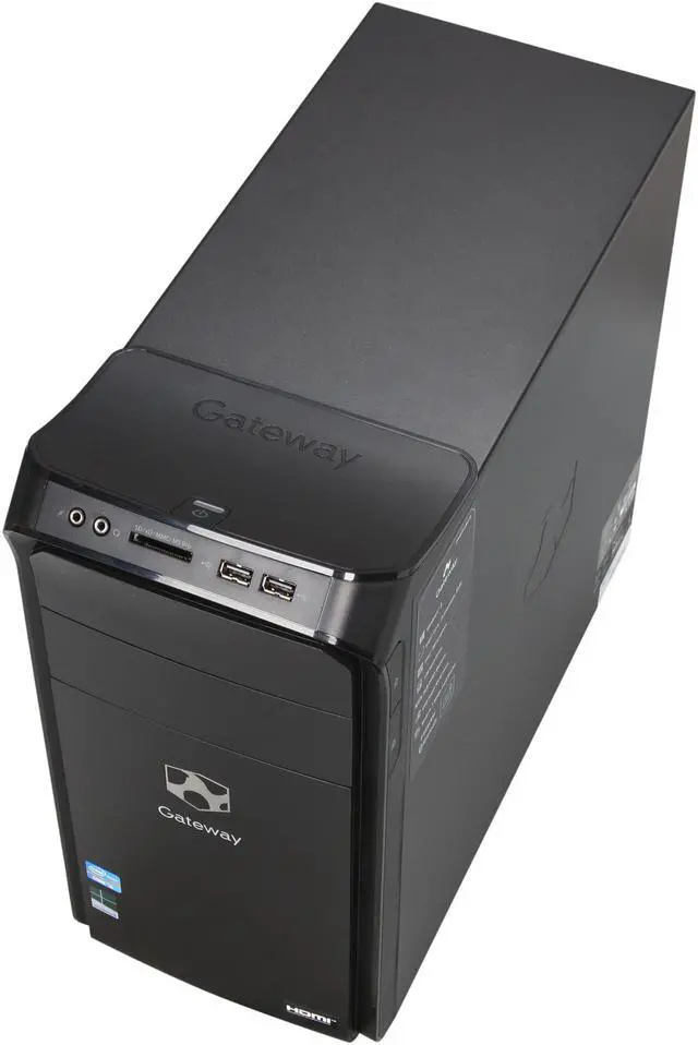 Alt view image 4 of 10 - Gateway Desktop PC DX Series DX4870-UB318 (DT.GDDAA.012) Intel Core i5-3330 8GB DDR3 1TB HDD Intel HD Graphics 2500 Windows 8 64-Bit