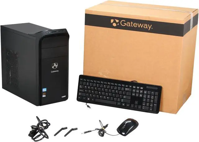 Alt view image 10 of 10 - Gateway Desktop PC DX Series DX4870-UB318 (DT.GDDAA.012) Intel Core i5-3330 8GB DDR3 1TB HDD Intel HD Graphics 2500 Windows 8 64-Bit