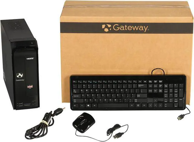Alt view image 9 of 9 - Gateway Desktop PC SX Series SX2110G-UW23 (DT.GEPAA.002) AMD E1-1500 6GB DDR3 500GB HDD AMD Radeon HD 7310 Windows 8 64-Bit