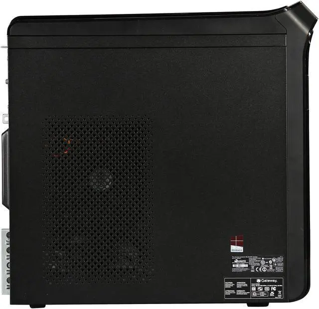 Alt view image 4 of 10 - Gateway Desktop PC DX4860-UR308 Intel Core i3-2100 6GB DDR3 1TB HDD Intel HD Graphics 2000 Windows 8