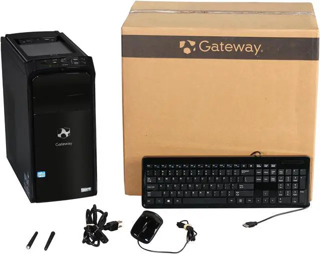 Alt view image 9 of 9 - Gateway Desktop PC DX4860-UR28 Intel Core i5-3330 8GB DDR3 1TB HDD Intel HD Graphics 2500 Windows 8