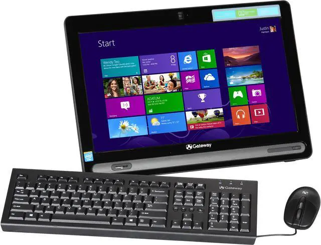 Main image of Gateway All-in-One PC One ZX4665-UR11 Intel Celeron 1017U 4GB DDR3 500GB HDD 19.5" Windows 8.1
