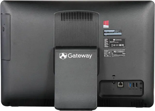Alt view image 5 of 7 - Gateway All-in-One PC One ZX4665-UR11 Intel Celeron 1017U 4GB DDR3 500GB HDD 19.5" Windows 8.1