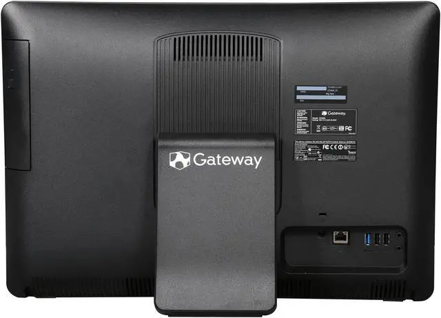 Alt view image 5 of 7 - Gateway All-in-One Computer One ZX4665-UW30 Intel Celeron 1017U 4GB DDR3 500GB HDD 19.0" Windows 8.1