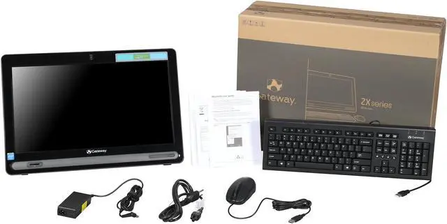 Alt view image 7 of 7 - Gateway All-in-One Computer One ZX4665-UW30 Intel Celeron 1017U 4GB DDR3 500GB HDD 19.0" Windows 8.1