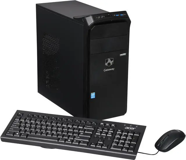 Main image of Gateway Desktop PC DX4885-UR2F Intel Core i5-4440 4GB DDR3 1TB HDD Intel HD Graphics 4600 Windows 8.1
