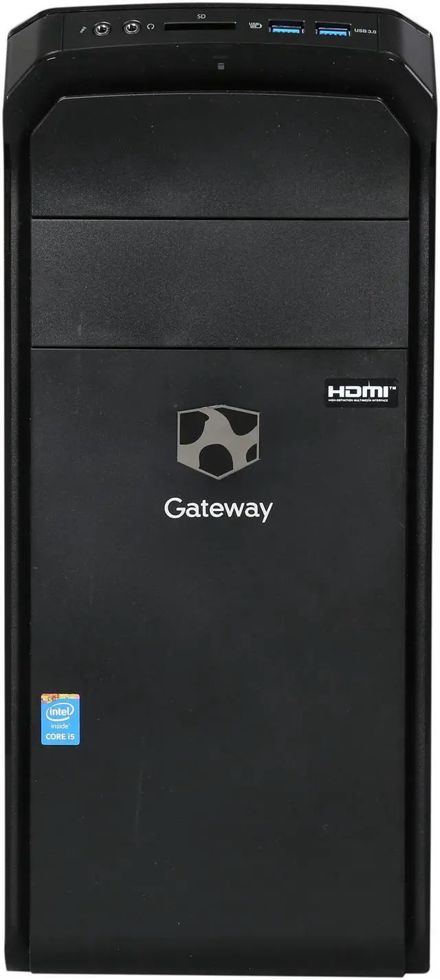 Alt view image 2 of 9 - Gateway Desktop PC DX4885-UR2F Intel Core i5-4440 4GB DDR3 1TB HDD Intel HD Graphics 4600 Windows 8.1