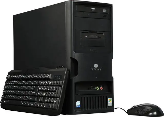 Main image of Gateway Desktop PC E-4610D Intel Core 2 Duo E6400 4 GB 160GB HDD Windows 7 Home Premium