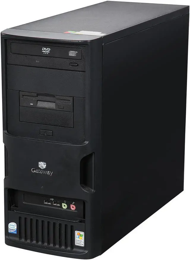 Alt view image 3 of 9 - Gateway Desktop PC E-4610D Intel Core 2 Duo E6400 4 GB 160GB HDD Windows 7 Home Premium