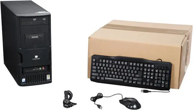 Alt view image 9 of 9 - Gateway Desktop PC E-4610D Intel Core 2 Duo E6400 4 GB 160GB HDD Windows 7 Home Premium