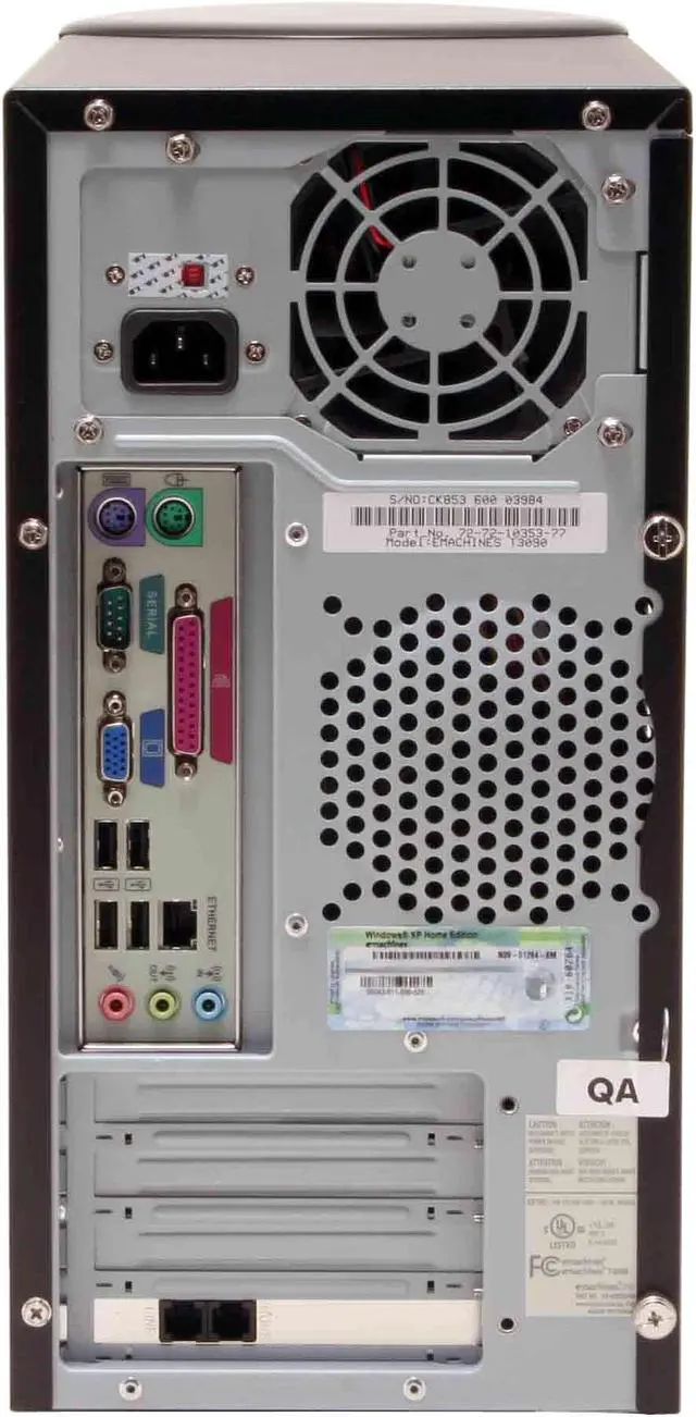 Alt view image 13 of 18 - eMachines Desktop PC T3090 3000+ 512MB DDR 80GB HDD NVIDIA GeForce4 MX Windows XP Home
