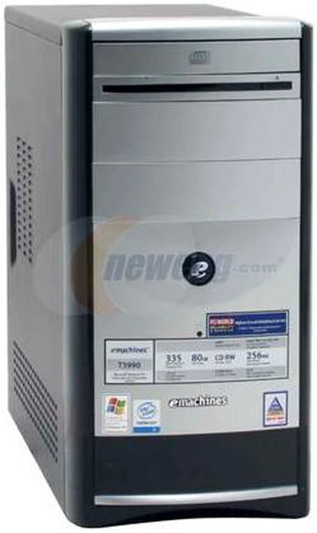 Windows Xp Emachines eMachines Desktop PC T3990 2.80GHz 256MB DDR 80GB HDD Microsoft Windows ...