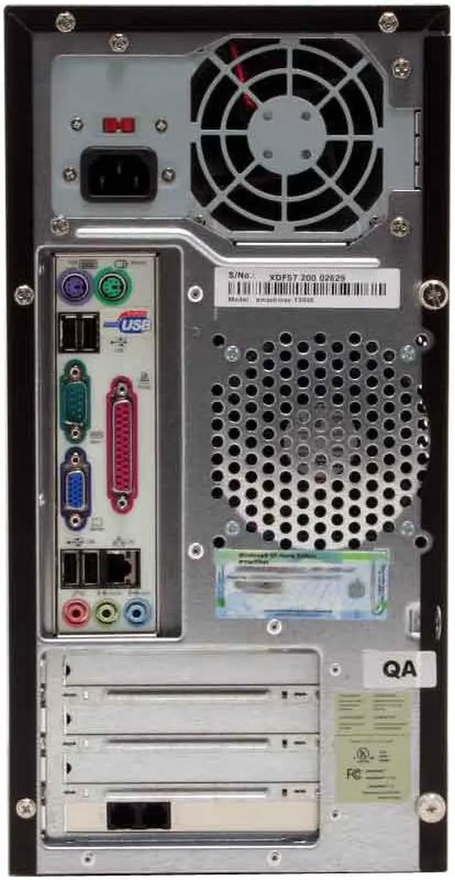 Alt view image 7 of 14 - eMachines Desktop PC T3998 Intel Celeron D 340 256MB DDR 100GB HDD Intel Extreme Graphics 2 Windows XP Home