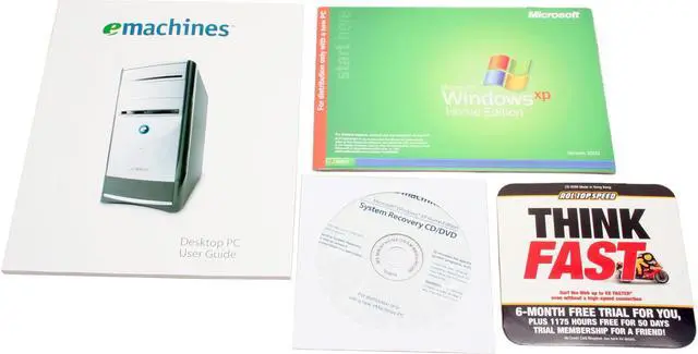 Alt view image 19 of 20 - eMachines Desktop PC T3104 3100+ 256MB DDR 100GB HDD Windows XP Home