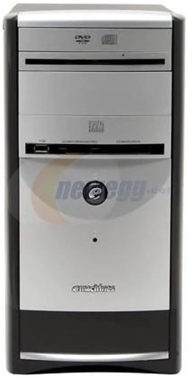 Alt view image 2 of 11 - eMachines Desktop PC T3304 3300+ 256MB DDR 100GB HDD NVIDIA GeForce 6100 Windows XP Home