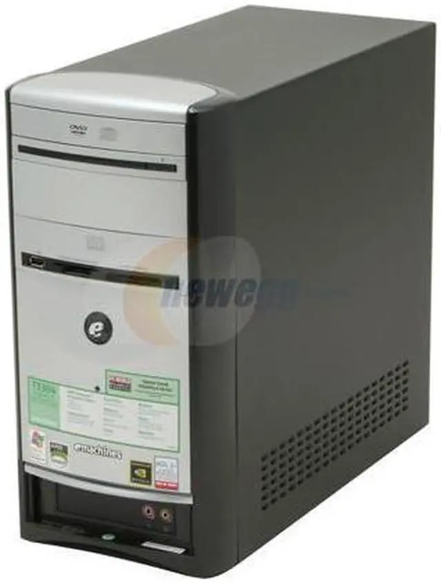 Alt view image 3 of 11 - eMachines Desktop PC T3304 3300+ 256MB DDR 100GB HDD NVIDIA GeForce 6100 Windows XP Home