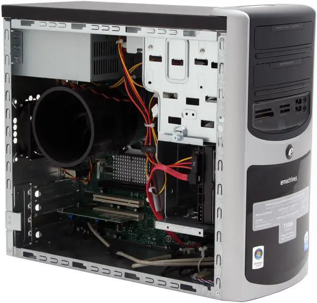Alt view image 10 of 19 - eMachines Desktop PC T5086 - RA Intel Pentium 4 631 1GB DDR2 250GB HDD Intel GMA 950 Windows Vista Home Premium