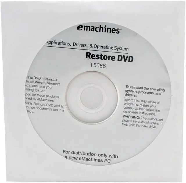 Alt view image 14 of 19 - eMachines Desktop PC T5086 - RA Intel Pentium 4 631 1GB DDR2 250GB HDD Intel GMA 950 Windows Vista Home Premium