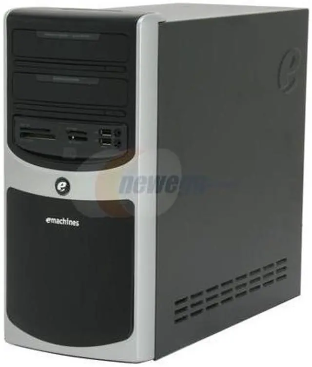 Alt view image 3 of 17 - eMachines Desktop PC W3609 - RA Intel Celeron D 356 512MB DDR2 120GB HDD Intel GMA 950 Windows Vista Home Basic