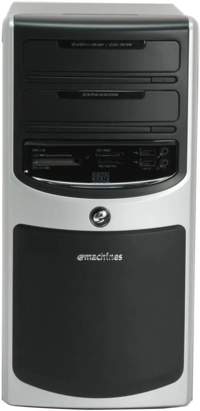 Alt view image 4 of 17 - eMachines Desktop PC W3609 - RA Intel Celeron D 356 512MB DDR2 120GB HDD Intel GMA 950 Windows Vista Home Basic