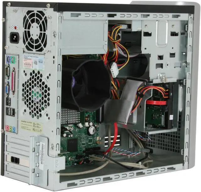 Alt view image 12 of 17 - eMachines Desktop PC W3609 - RA Intel Celeron D 356 512MB DDR2 120GB HDD Intel GMA 950 Windows Vista Home Basic