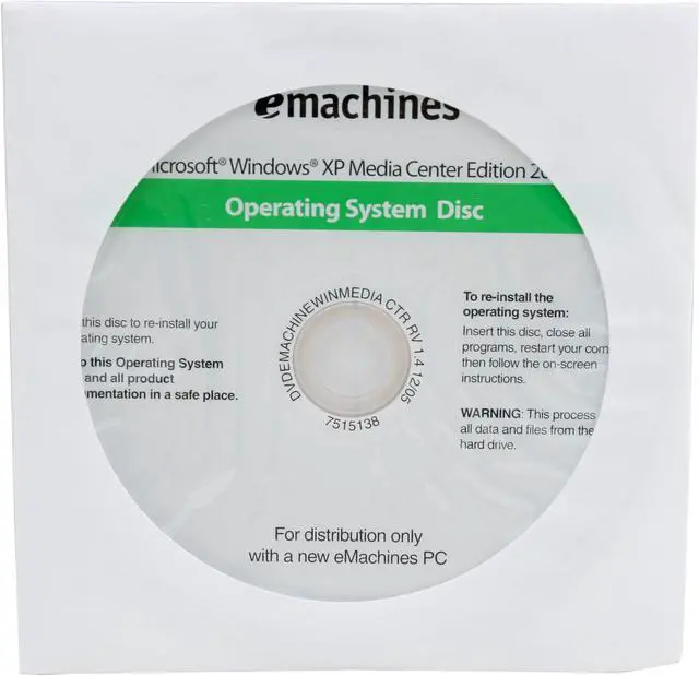 Alt view image 18 of 19 - eMachines Desktop PC W3503 - RA Intel Celeron D 356 512MB DDR 160GB HDD ATI Radeon Xpress 200 Integrated Windows XP Media Center Edition 2005
