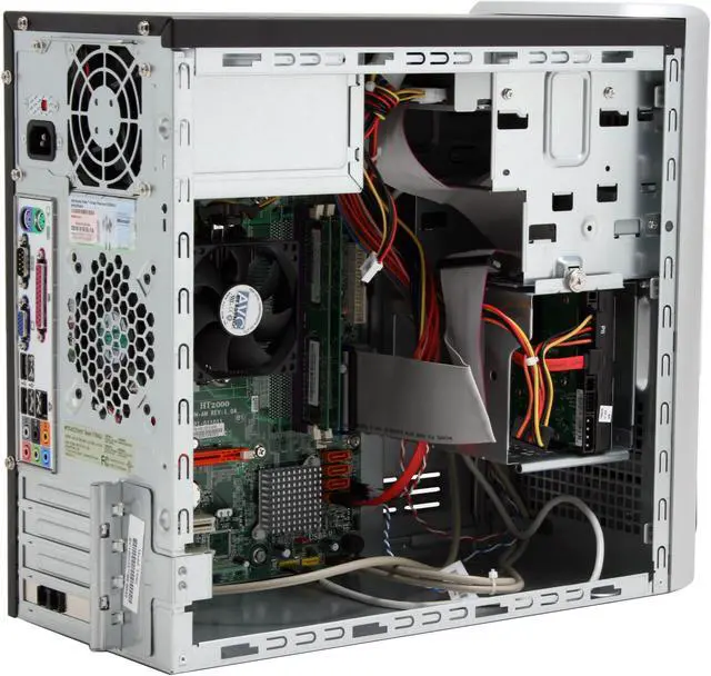 Alt view image 10 of 19 - eMachines Desktop PC T5062 - RA 3800+ (2.00 GHz) 1GB DDR2 160GB HDD NVIDIA GeForce 6150 SE Windows Vista Home Premium