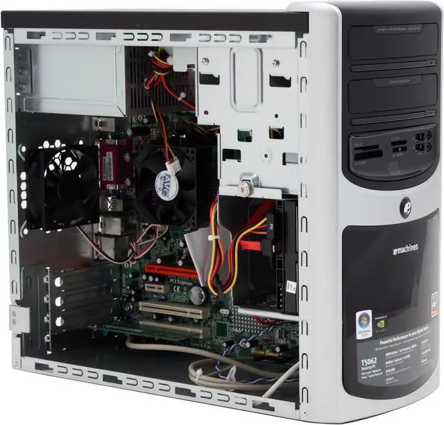 Alt view image 11 of 19 - eMachines Desktop PC T5062 - RA 3800+ (2.00 GHz) 1GB DDR2 160GB HDD NVIDIA GeForce 6150 SE Windows Vista Home Premium