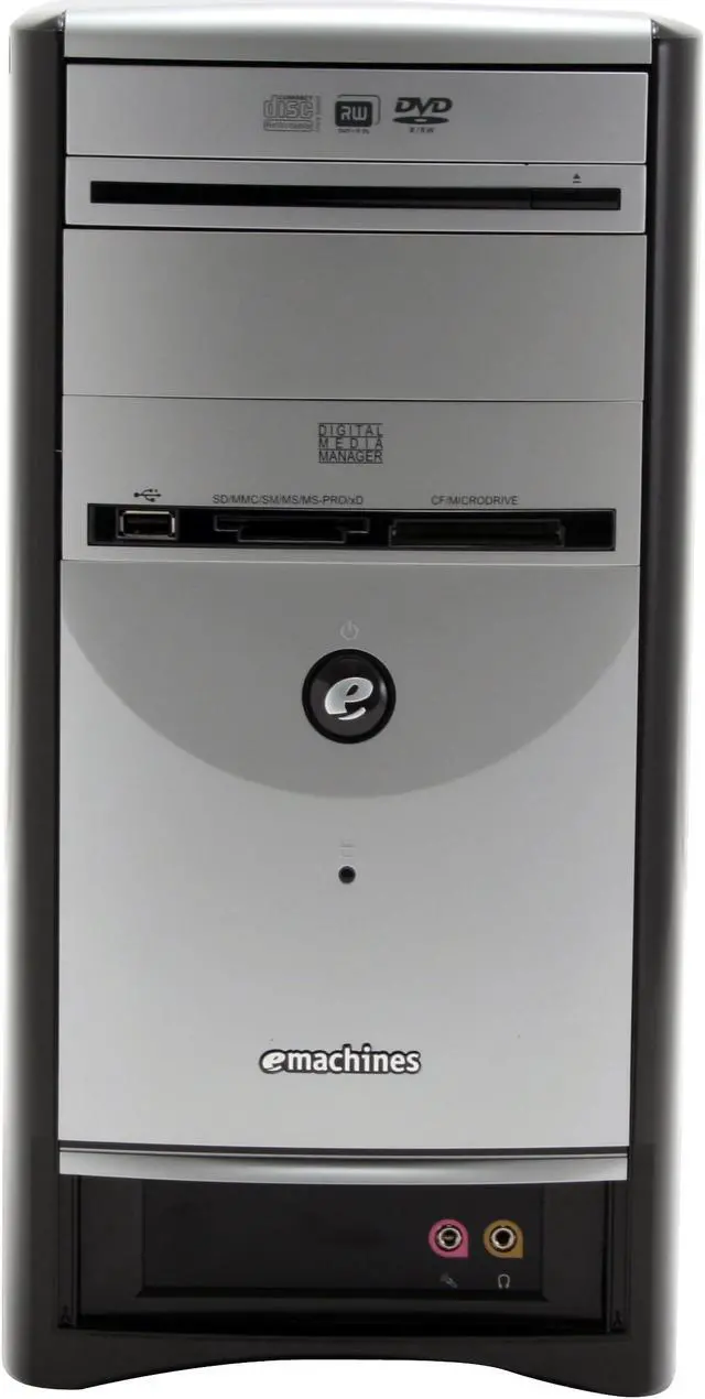 Alt view image 2 of 19 - eMachines Desktop PC W3615 - RA Intel Pentium 4 631 1GB DDR2 160GB HDD Intel GMA 950 Windows Vista Home Premium