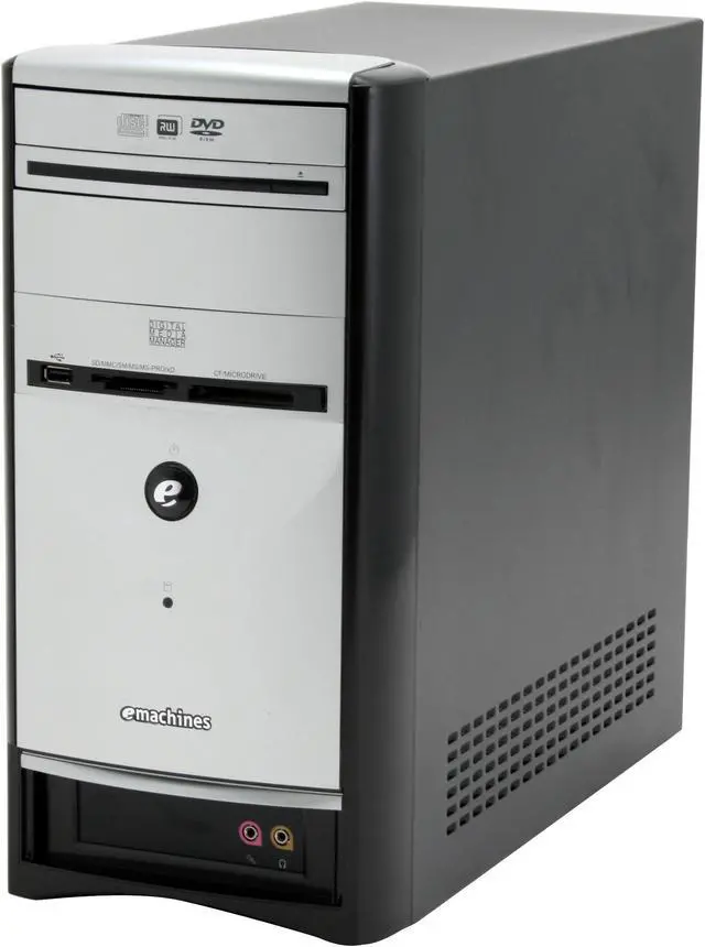 Alt view image 3 of 19 - eMachines Desktop PC W3615 - RA Intel Pentium 4 631 1GB DDR2 160GB HDD Intel GMA 950 Windows Vista Home Premium