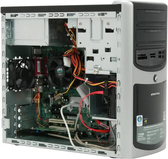 Alt view image 9 of 17 - eMachines Desktop PC T5230 - RA 4400+ 1GB DDR2 250GB HDD NVIDIA GeForce 6150 SE Windows Vista Home Premium