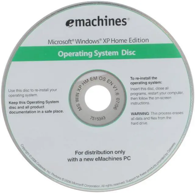 Alt view image 16 of 18 - eMachines Desktop PC W3118 - RA 3100+ 256MB DDR 80GB HDD NVIDIA GeForce 6100 Windows XP Home