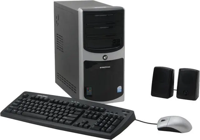 Main image of eMachines Desktop PC W3622 - RA Intel Celeron 420 512MB DDR2 80GB HDD Intel GMA 950 Windows XP Home