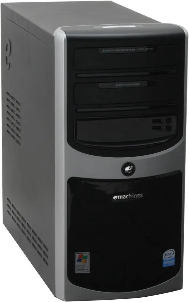 Alt view image 2 of 12 - eMachines Desktop PC W3622 - RA Intel Celeron 420 512MB DDR2 80GB HDD Intel GMA 950 Windows XP Home