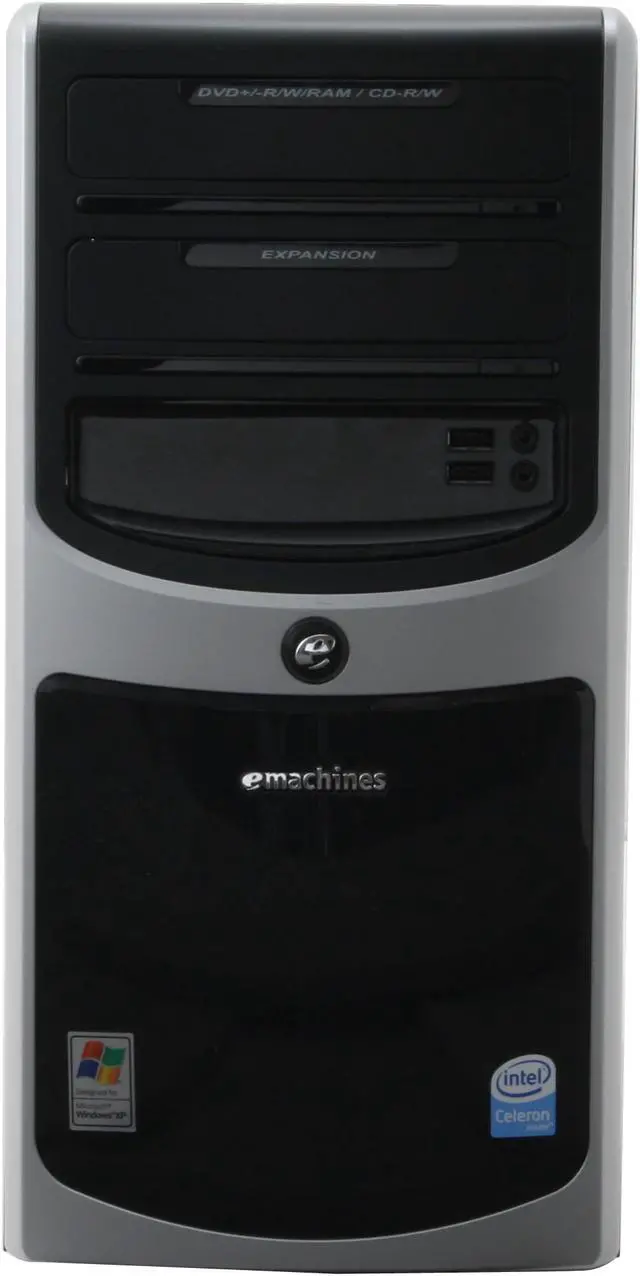 Alt view image 3 of 12 - eMachines Desktop PC W3622 - RA Intel Celeron 420 512MB DDR2 80GB HDD Intel GMA 950 Windows XP Home