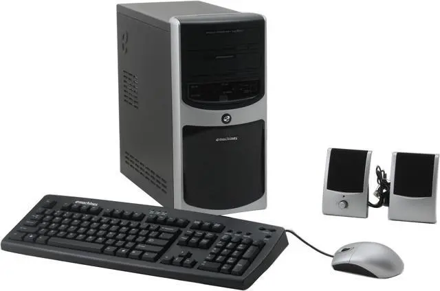 Main image of eMachines Desktop PC T3626 - RA 3800+ (2.00 GHz) 1GB DDR2 160GB HDD NVIDIA GeForce 6100 Windows Vista Home Premium