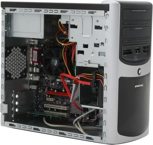 Alt view image 9 of 12 - eMachines Desktop PC T3626 - RA 3800+ (2.00 GHz) 1GB DDR2 160GB HDD NVIDIA GeForce 6100 Windows Vista Home Premium