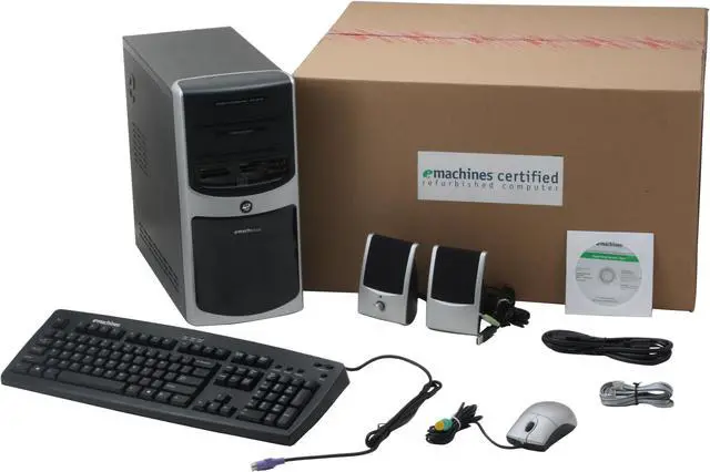 Alt view image 12 of 12 - eMachines Desktop PC T3626 - RA 3800+ (2.00 GHz) 1GB DDR2 160GB HDD NVIDIA GeForce 6100 Windows Vista Home Premium