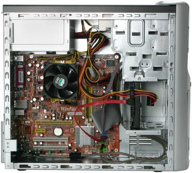 Alt view image 8 of 12 - eMachines Desktop PC T3646 AMD Sempron LE-1250 1GB DDR2 160GB HDD NVIDIA GeForce 6100 Windows Vista Home Basic