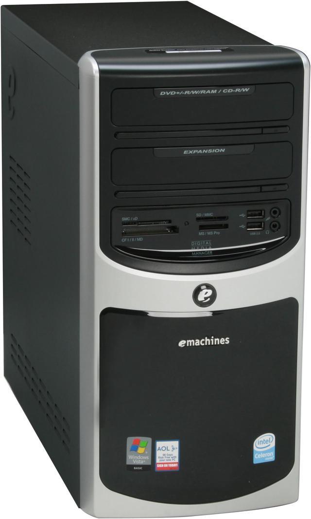 eMachines Desktop PC T3656 Celeron 440 (2.00GHz) 1GB DDR2 160GB HDD Intel  GMA 950 Windows Vista Home Basic